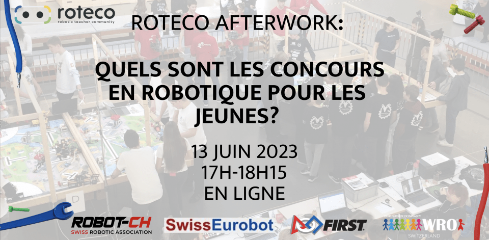 Roteco afterwork: Quels sont les concours en robotique pour les jeunes?